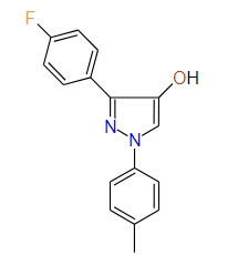 3-(4-Fluorophenyl)-1-p-tolyl-1H-pyrazol-4-ol, 97%