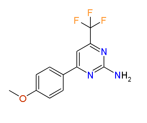 4-(4-Methoxyphenyl)-6-(trifluoromethyl)-2-pyrimidinamine, 97%