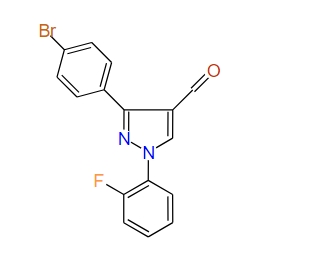 3-(4-Bromophenyl)-1-(2-fluorophenyl)-1H-pyrazole-4-carbaldehyde