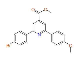 Methyl 2-(4-bromophenyl)-6-(4-methoxyphenyl)pyridine-4-carboxylate