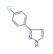 3-(4-Chlorophenyl)-1H-pyrazole, 97%