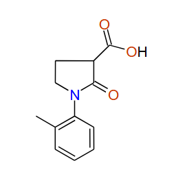 2-Oxo-1-o-tolylpyrrolidine-3-carboxylic acid, 97%