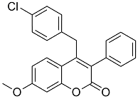 4(4’-Chlorobenzyl)-7-methoxy-3-phenylcoumarin