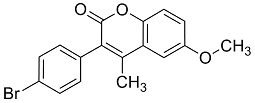 3(4’-Bromophenyl)-6-methoxy-4-methylcoumarin