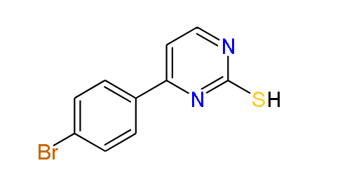 4-(4-Bromophenyl)pyrimidine-2-thiol, 97%