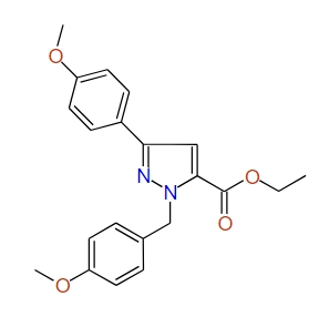 Ethyl 1-(4-methoxybenzyl)-3-(4-methoxyphenyl)-1H-pyrazole-5-carboxylate