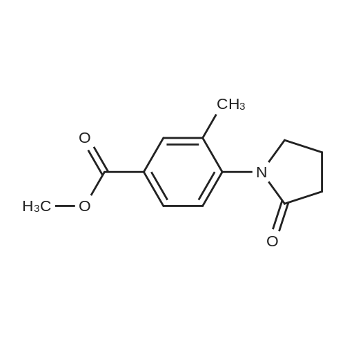 Methyl 3-methyl-4-(2-oxopyrrolidin-1-yl)benzoate