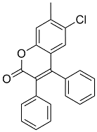 6-Chloro-3,4-diphenyl-7-methylcoumarin