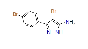 4-Bromo-3-(4-bromophenyl)-1H-pyrazol-5-amine, 95%