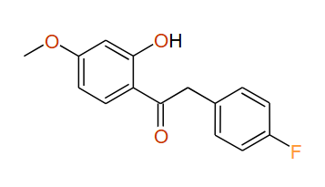 2-(4-Fluorophenyl)-1-(2-hydroxy-4-methoxyphenyl)ethanone, 97%