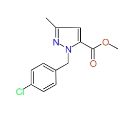 Methyl 1-(4-chlorobenzyl)-3-methyl-1H-pyrazole-5-carboxylate, 97%