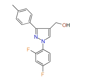 (1-(2,4-Difluorophenyl)-3-p-tolyl-1H-pyrazol-4-yl)methanol, 97%