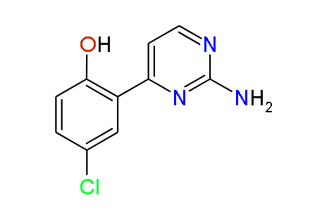 2-(2-Aminopyrimidin-4-yl)-4-chlorophenol, 97%