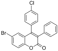 6-Bromo-4(4’-chlorophenyl)-3-phenylcoumarin