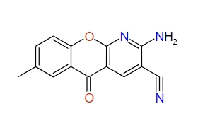 2-Amino-7-methyl-5-oxo-5H-[1]benzopyrano[2,3-b]pyridine-3-carbonitrile