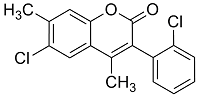 6-Chloro-3(2’-chlorophenyl)-4,7-dimethylcoumarin