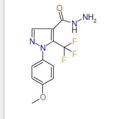 5-(Trifluoromethyl)-1-(4-methoxyphenyl)-1H-pyrazole-4-carbohydrazide, 97%