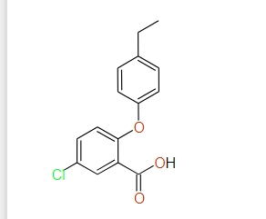 2-(4-Ethylphenoxy)-5-chlorobenzoic acid, 97%