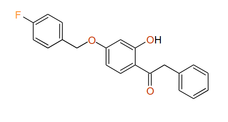 1-(4-(4-Fluorobenzyloxy)-2-hydroxyphenyl)-2-phenylethanone, 97%