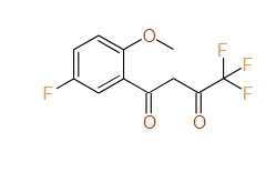 4,4,4-Trifluoro-1-(5-fluoro-2-methoxyphenyl)butane-1,3-dione, 95%