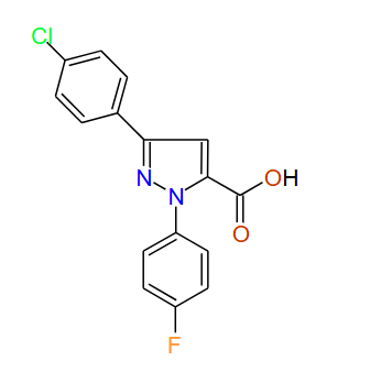 3-(4-Chlorophenyl)-1-(4-fluorophenyl)-1H-pyrazole-5-carboxylic acid