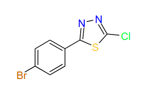 2-(4-Bromophenyl)-5-chloro-1,3,4-thiadiazole, 97%