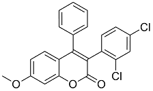 3(2’,4’-Dichlorophenyl)-7-methoxy-4-phenylcoumarin