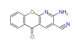 2-Amino-5-oxo-5H-chromeno[2,3-b]pyridine-3-carbonitrile
