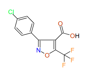 3-(4-Chlorophenyl)-5-(trifluoromethyl)isoxazole-4-carboxylic acid, 97%