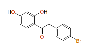 2-(4-Bromophenyl)-1-(2,4-dihydroxyphenyl)ethanone, 97%