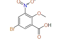 5-BROMO-2-METHOXY-3-NITROBENZOIC ACID, 97%