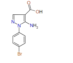 5-Amino-1-(4-bromophenyl)-1H-pyrazole-4-carboxylic acid, 97%