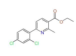 Ethyl 6-(2,4-dichlorophenyl)-2-methylpyridine-3-carboxylate