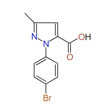 1-(4-Bromophenyl)-3-methyl-1H-pyrazole-5-carboxylic acid, 97%