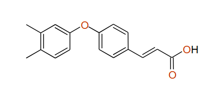 (E)-3-(4-(3,4-Dimethylphenoxy)phenyl)acrylic acid, 97%