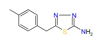 5-(4-Methylbenzyl)-1,3,4-thiadiazol-2-amine, 97%