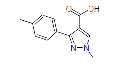 1-Methyl-3-(4-methylphenyl)-1H-pyrazole-4-carboxylic acid, 97%