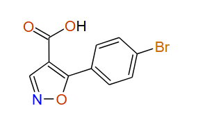 5-(4-Bromophenyl)isoxazole-4-carboxylic acid, 97%