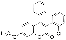 3(2’-Chlorophenyl)-7-methoxy-4-phenylcoumarin