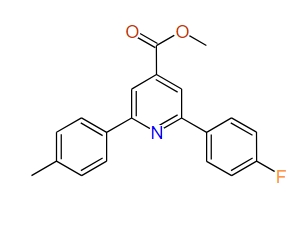 Methyl 2-(4-fluorophenyl)-6-p-tolylpyridine-4-carboxylate