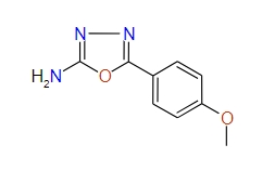 2-Amino-5-(4-methoxyphenyl)-1,3,4-oxadiazole, 97%