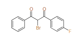 2-Bromo-1-(4-fluorophenyl)-3-phenylpropane-1,3-dione, 97%