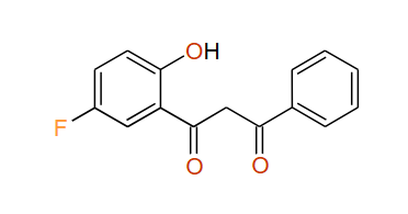1-(5-Fluoro-2-hydroxyphenyl)-3-phenylpropane-1,3-dione, 97%