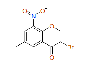 2-Bromo-1-(2-methoxy-5-methyl-3-nitrophenyl)ethanone, 97%