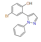 4-Bromo-2-(1-phenyl-1H-pyrazol-5-yl)phenol, 97%