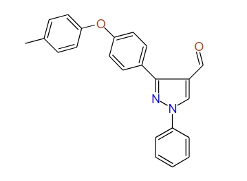 3-(4-(p-Tolyloxy)phenyl)-1-phenyl-1H-pyrazole-4-carbaldehyde