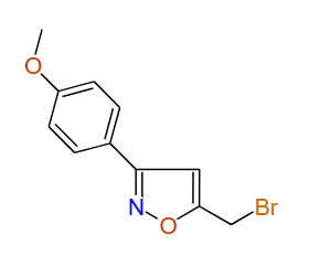 5-(Bromomethyl)-3-(4-methoxyphenyl)isoxazole, 98%