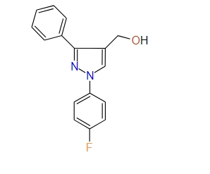 (1-(4-Fluorophenyl)-3-phenyl-1H-pyrazol-4-yl)methanol, 97%