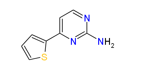 4-(Thiophen-2-yl)pyrimidin-2-amine, 97%