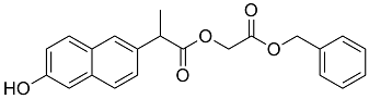 2-(6-Hydroxy-naphthalen-2-yl)-propionic acid benzyloxycarbonylmethyl ester
